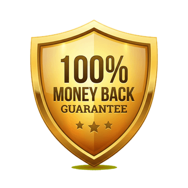 30-day money-back guarantee shield